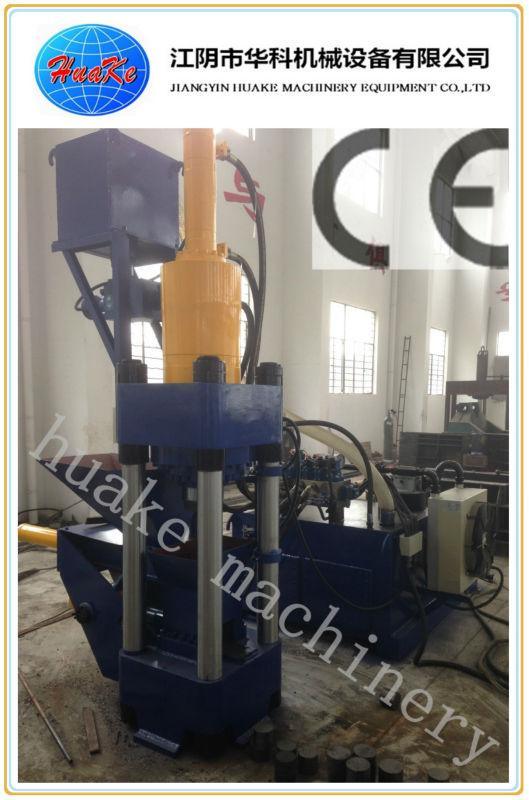 Y83-500 chatarra hidráulica Chips Briqueting Press