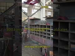 máquina de embalaje de desechos de acero de 800 toneladas de potencia máquina de prensa de paquetes de desechos de trabajo pesado